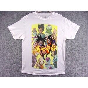 Dragon Ball Shirt Mens Medium Super Character Goku Gohan Vegeta Frieza Graphic